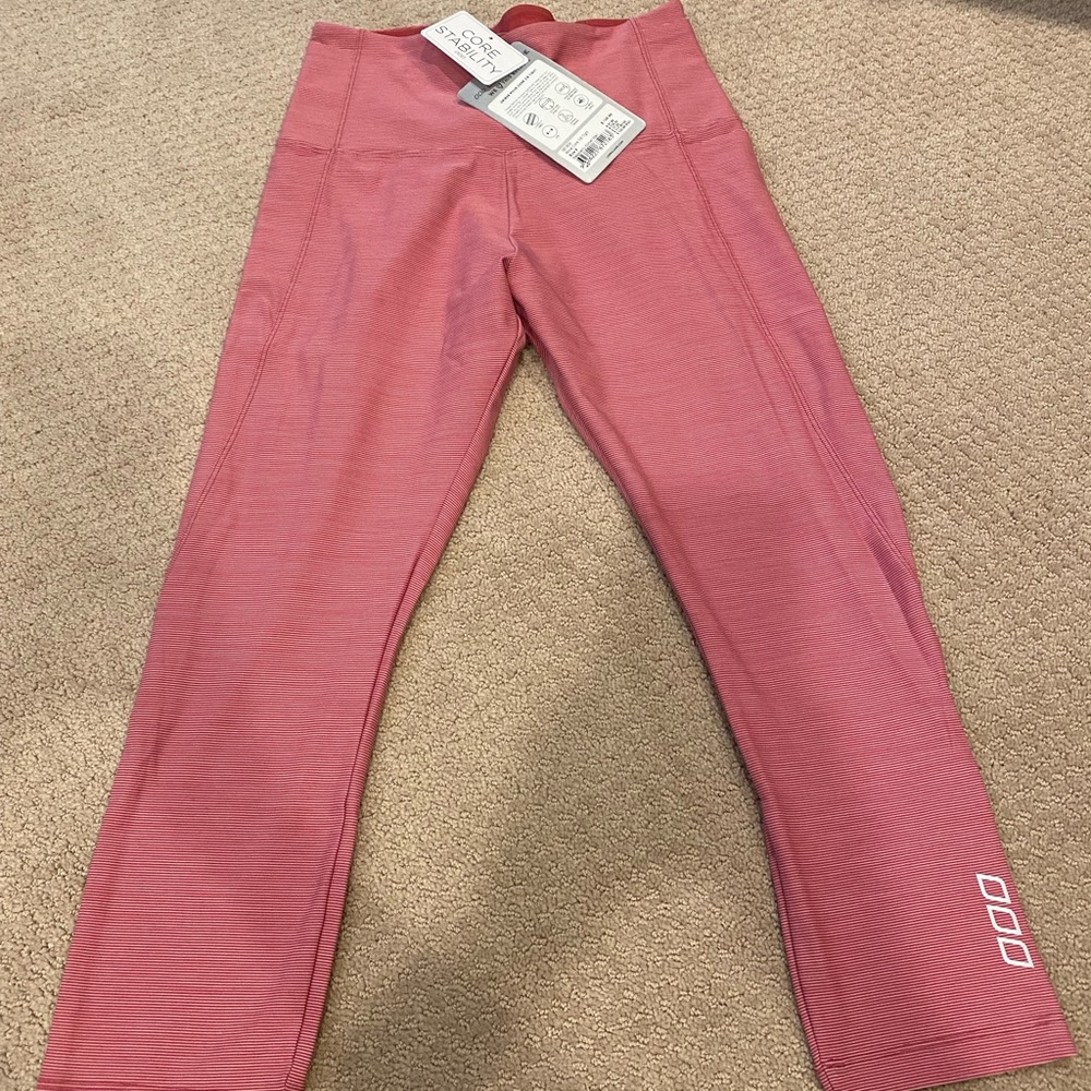Size Small, Raspberry Sorbet Color, Lorna Jane Move Core 7/8 tight leggings.